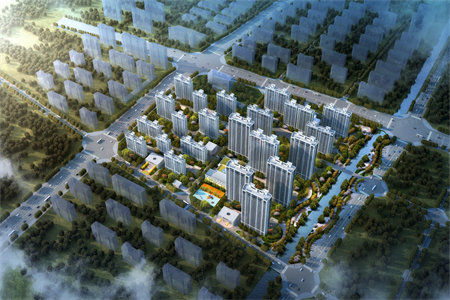 裕丰家园四楼101平三室精装带车库86万可按揭